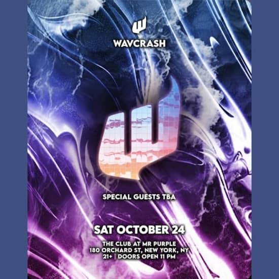Mr Purple Presents: WAVCRASH — event image