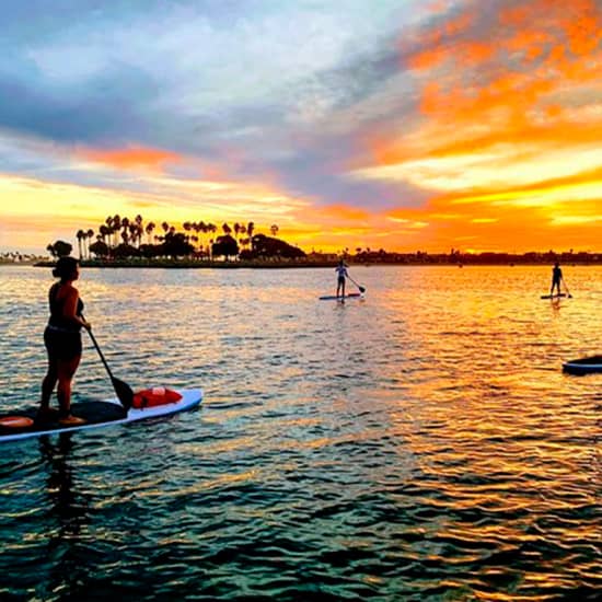San Diego Paddle Board Sunset Glow Tour