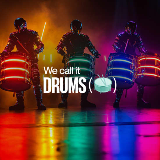 We call it Drums: Bandas Sonoras de Películas en un Espectáculo de Percusión LED