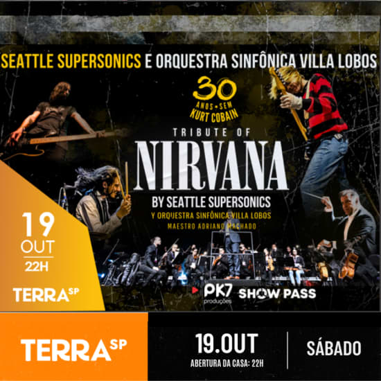 Show Tributo Nirvana no Terra SP