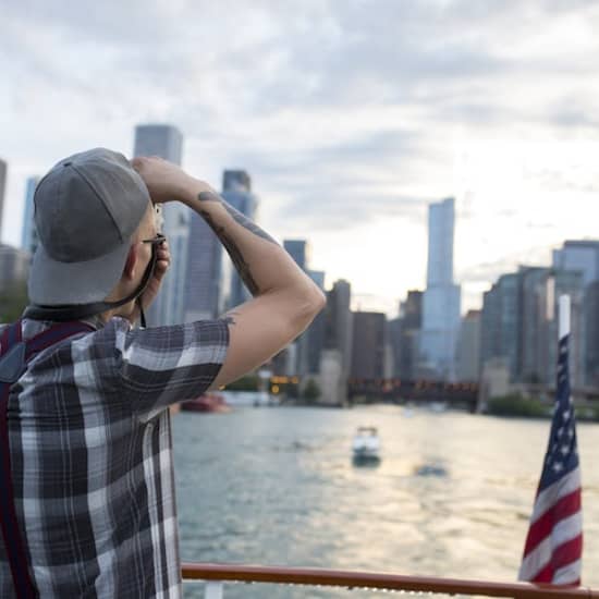 ﻿Chicago: Crucero por el río del Centro de la Fundación de Arquitectura a bordo de la Primera Dama de Chicago