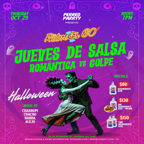 Halloween Ritmos Jueves De Salsa Romantica Colombian Party at Rit — event image