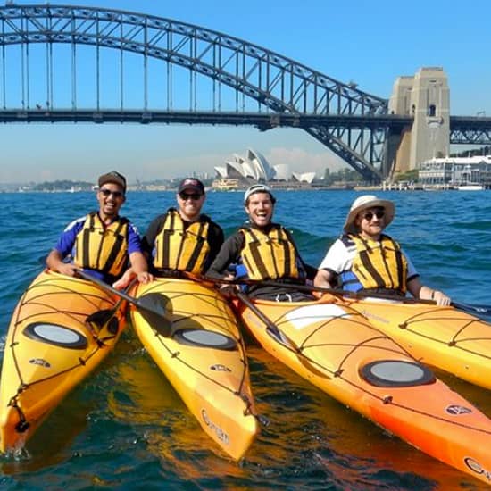 Kayak to Goat Island in Sydney Harbour with Local