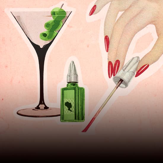 Martini & Manicure at Beauty Bar!