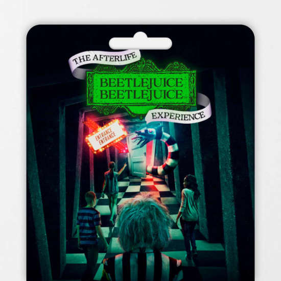 ﻿Beetlejuice Beetlejuice: La experiencia de ultratumba - Tarjeta regalo