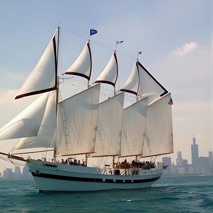 ﻿Visita Educativa y Navegación a Bordo de la Goleta Oficial de Chicago Windy 148'