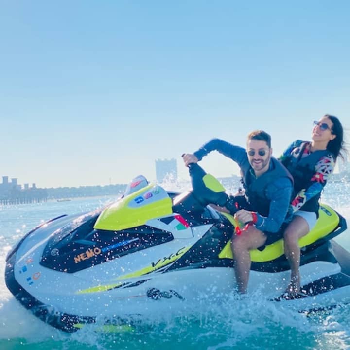 Dubai Jet Ski: 1-Hour Burj Al Arab & Atlantis Tour