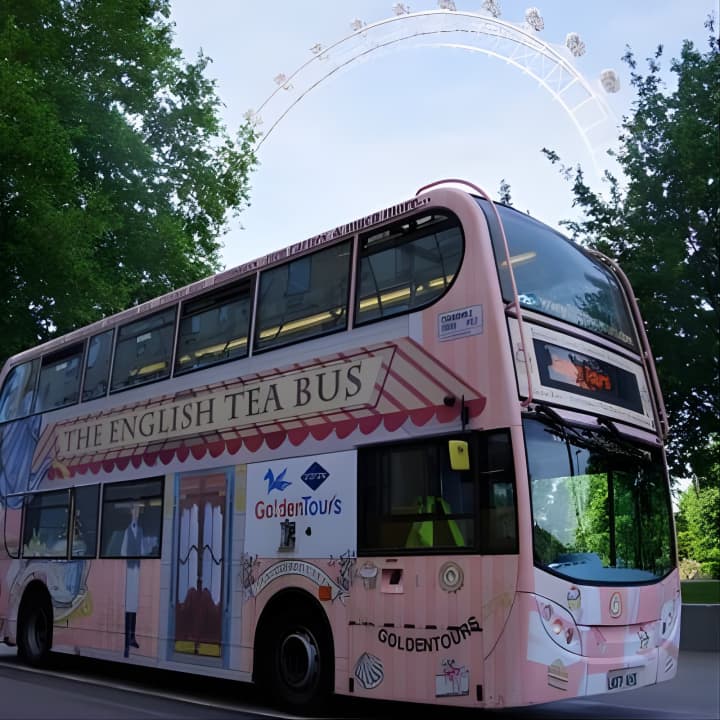 English Afternoon Tea Bus & Panoramic Tour of London- Lower Deck