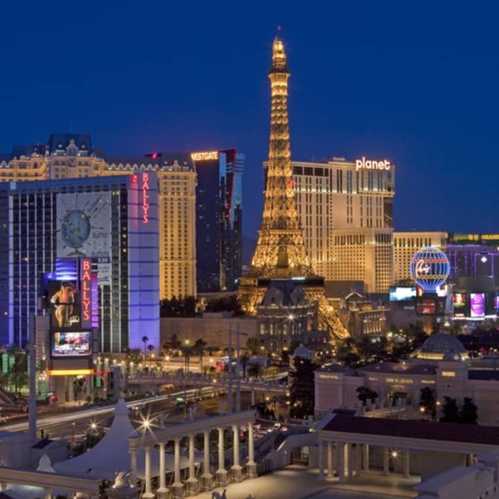 top of eiffel tower las vegas