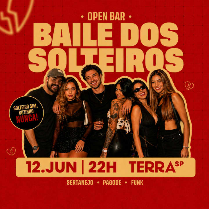 Open Bar: Baile dos Solteiros no Terra SP