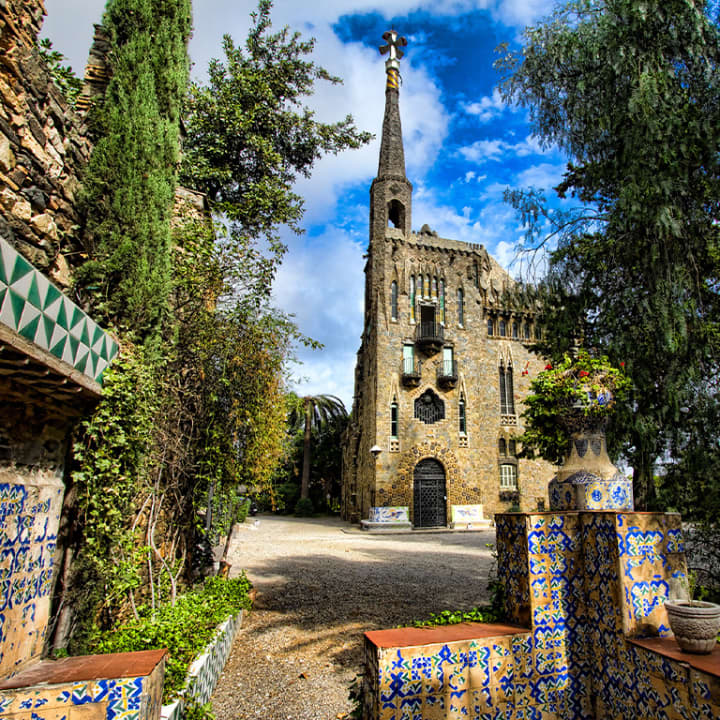 Visita guiada o audioguía en Torre Bellesguard de Antoni Gaudí