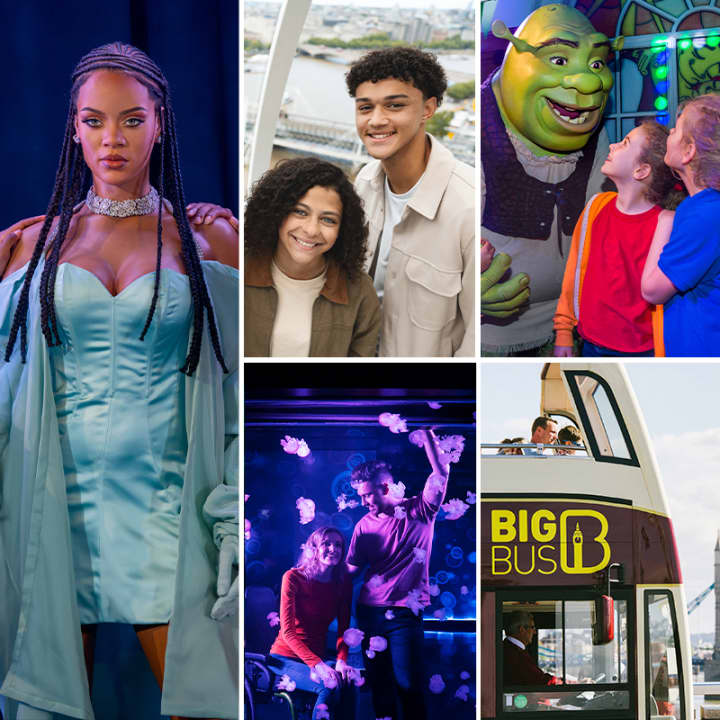 Madame Tussauds, London Eye, SEA LIFE Aquarium, Shrek's Adventure! & Big Bus