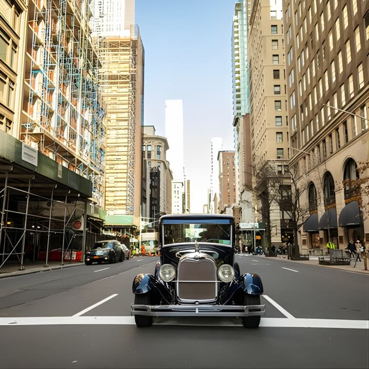 1 HR - Experiencia en coche clásico privado en Nueva York - Midtown
