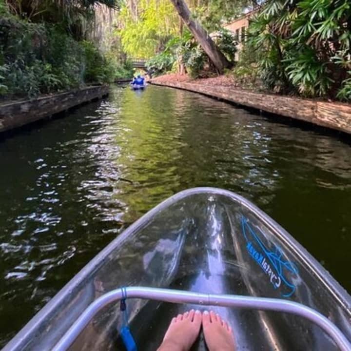 Winter Park Chain of Lakes Day Time Clear Kayak Paddle