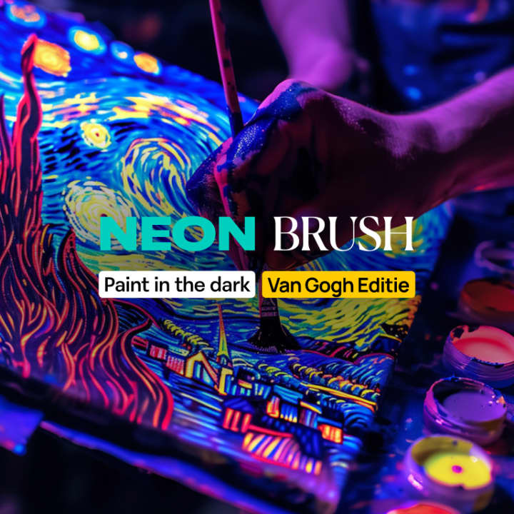 Neon Brush Van Gogh: Workshop 'Schilder De Sterrennacht'