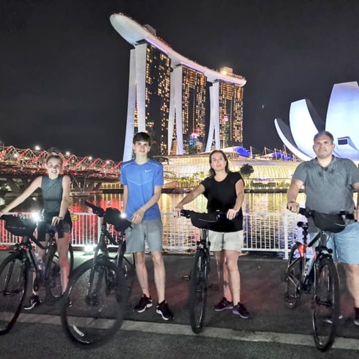 Marina Bay Night Bike Tour: Cycle Singapore’s Neon Evening Scene