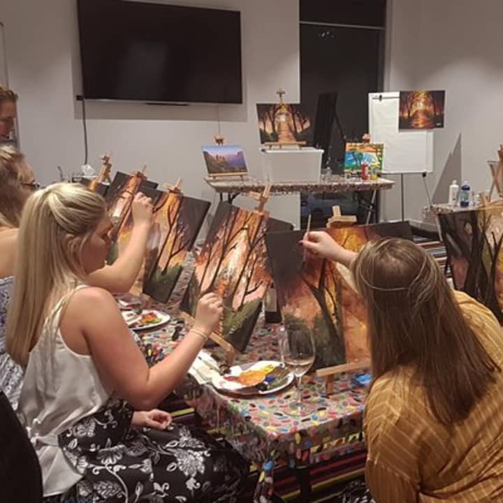 Paint and Sip BYO in Brisbane CBD Friday night
