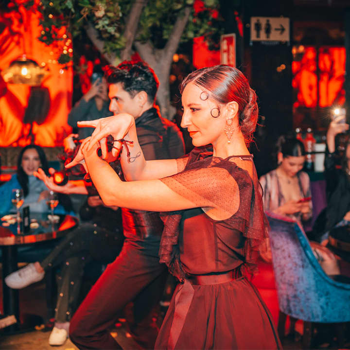 Flamenco fusión y rumba + menú en El Boulevard Paseo de Gracia