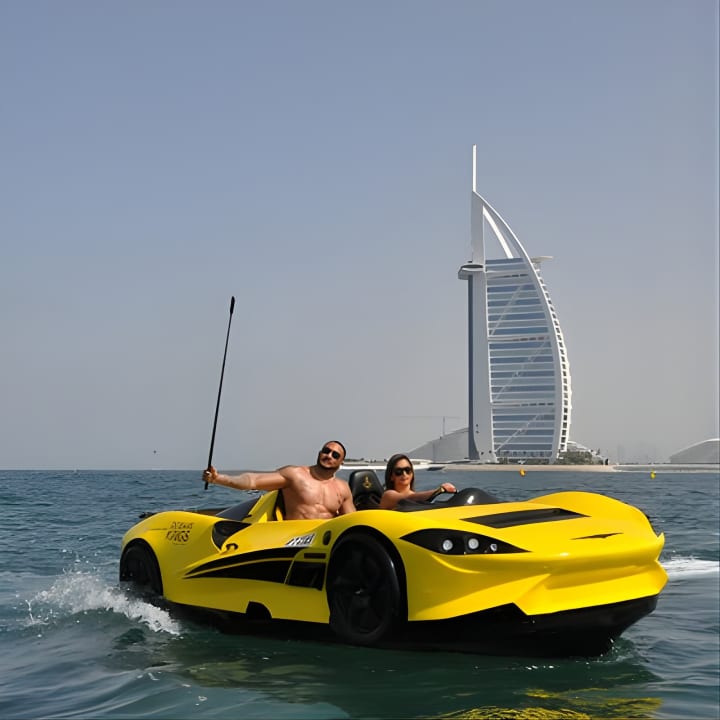30 minutes Private Jet Car Experience with Burj Al Arab View