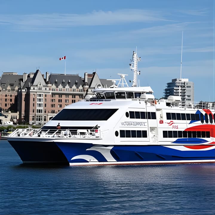 ﻿Ferry de pasajeros de alta velocidad entre Seattle, WA & Victoria, BC: UNA SOLA VIA