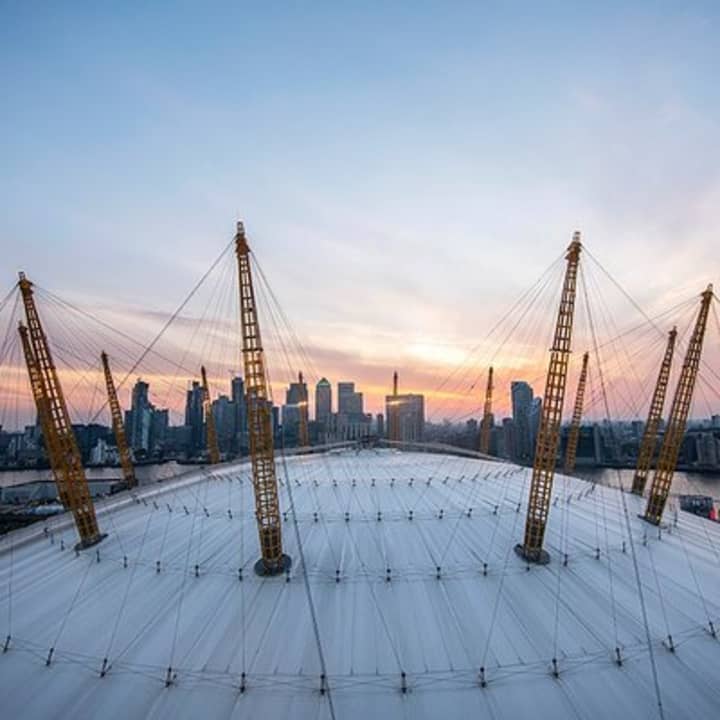 Up at The O2 Sunset Climb