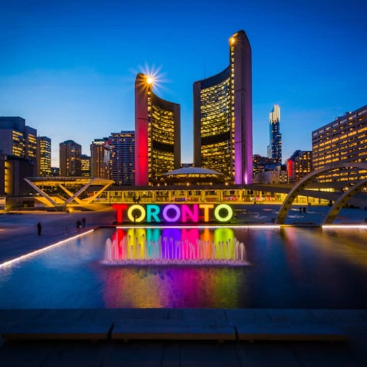 ﻿Visite panoramique de nuit de Toronto avec entrée à la Tour CN