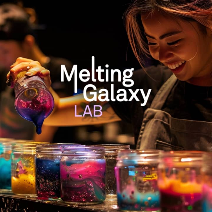 Melting Galaxy Lab: crea velas fuera de este mundo