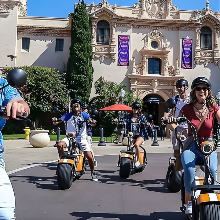 2 Hour GPS Guided Scooter Tour: Downtown & Balboa Park