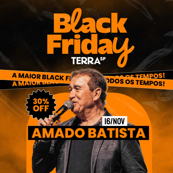 Show do Amado Batista 50 Anos - Almoço e Canções no Terra SP