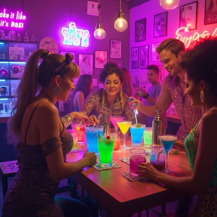 ﻿Immersive cocktail workshop: La Movida Madrileña: Back to the 80's!