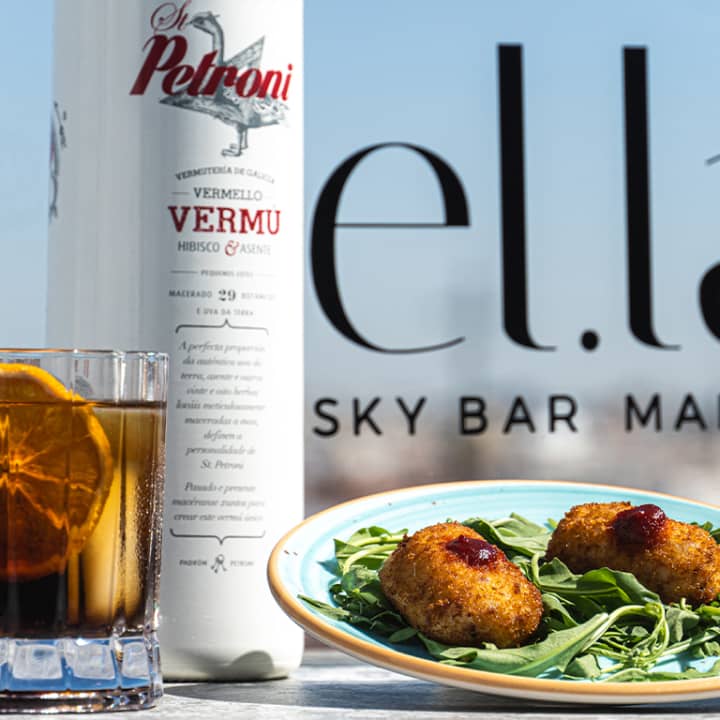 ﻿Ella Sky Bar: croquettes and vermouth with a view in Gran Vía