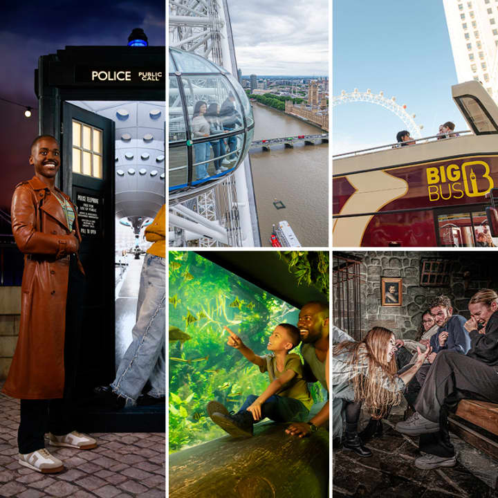 Madame Tussauds, London Eye, Dungeon, SEA LIFE Aquarium & Big Bus