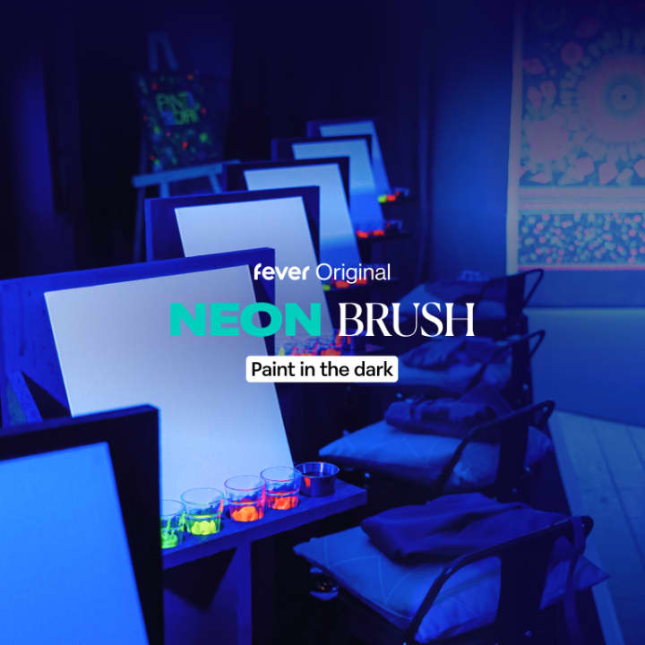 Neon Brush: A Glow-in-the-Dark Painting Experience