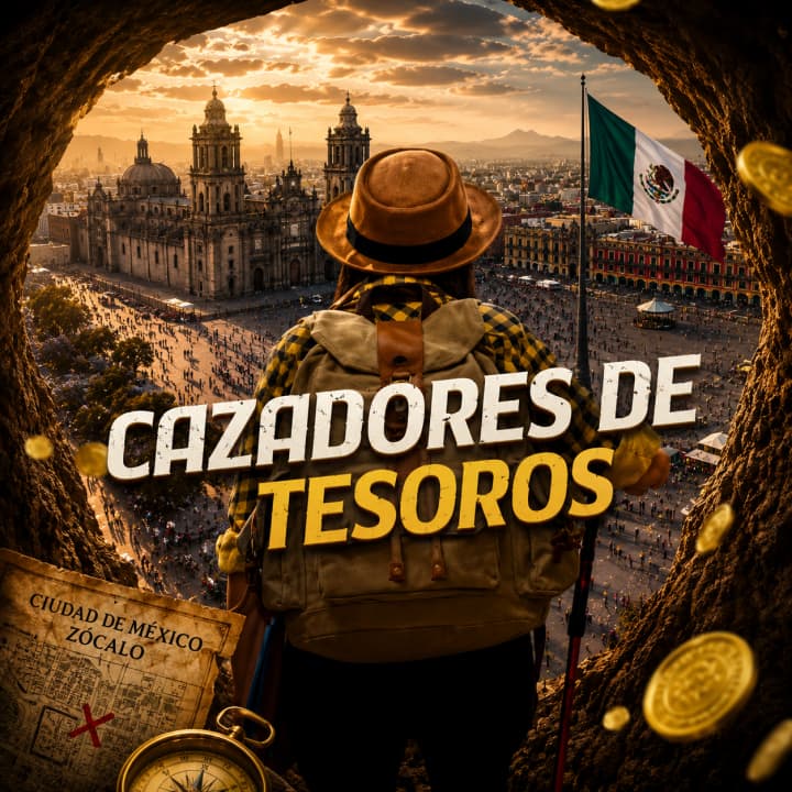 Cazadores del Tesoro Azteca - Zócalo CDMX