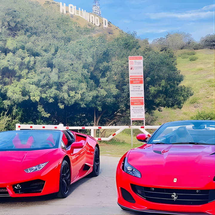 ﻿tour de 30 minutos al volante de un Lamborghini Huracán Spyder en Hollywood
