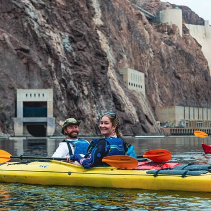 Kayak Hoover Dam with Hot Springs in Las Vegas