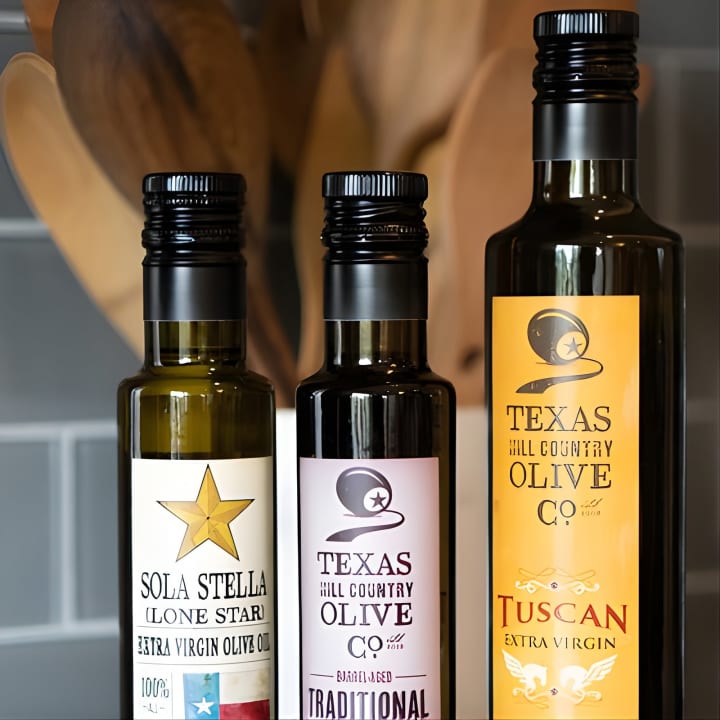 Texas Hill Country Olive Oil and Balsamic Vinegar Tasting