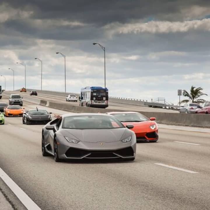8 Hours Exotic Car Rally Experience - Miami-Islamorada-Miami, FL
