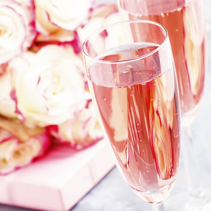 Champagne Rosé School for Valentine’s