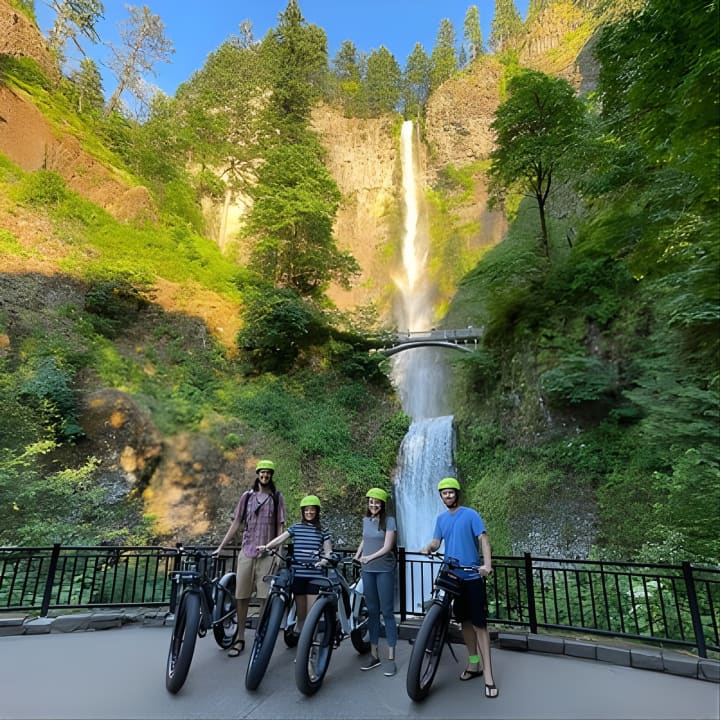 Multnomah Falls E-Bike Waterfall Tour (2+ Hours)