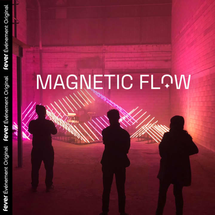 Magnetic Flow : une exposition immersive entre sons et lumières