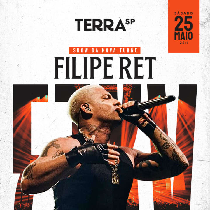 Filipe Ret no Terra SP - Nova turnê FRXV no Terra SP