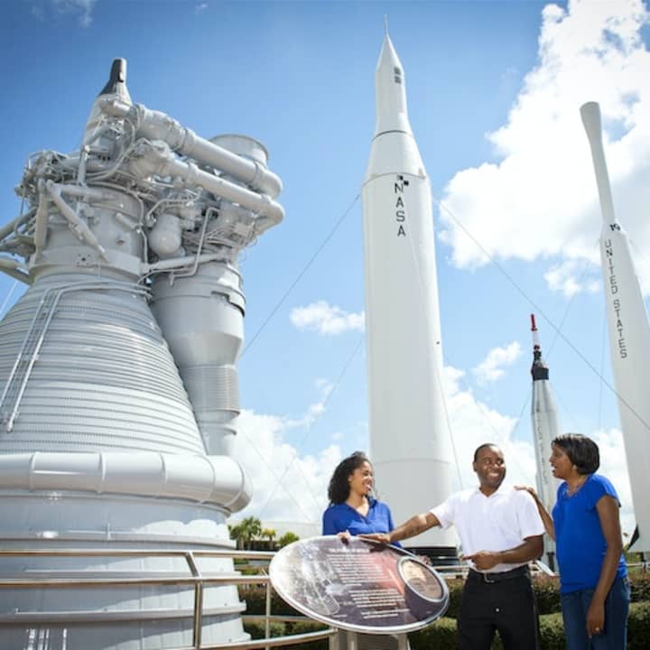 NASAのケネディ宇宙センター・ビジター・コンプレックス 