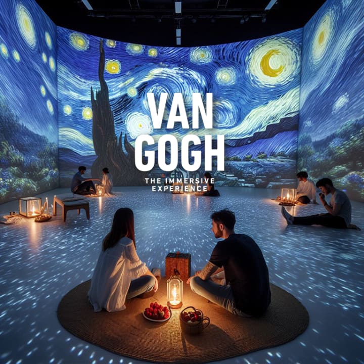 Picnic Under Starry Night at Van Gogh: The Immersive Experience - Waitlist