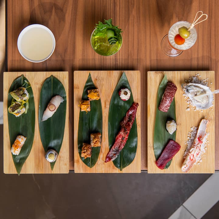 ﻿Sushi Menu & food and wine pairing at Ginkgo Restaurant & Sky Bar