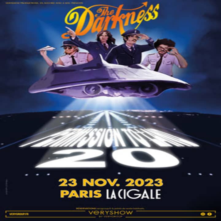 ﻿The Darkness: concert at La Cigale