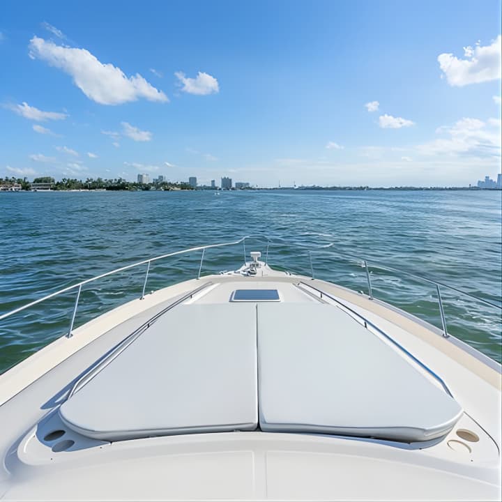 Cruise on a beautiful yacht from the heart of Miami Beach