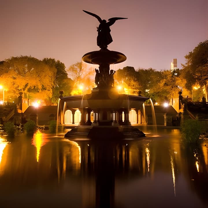 ﻿Recorrido fotográfico nocturno por Central Park de Nueva York