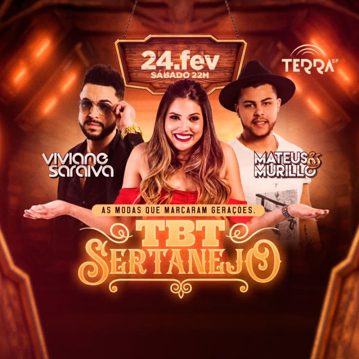 TBT Sertanejo com Viviane Saraiva e Mateus & Murillo