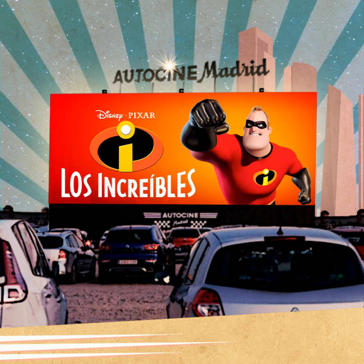 Los increíbles en Autocine Madrid